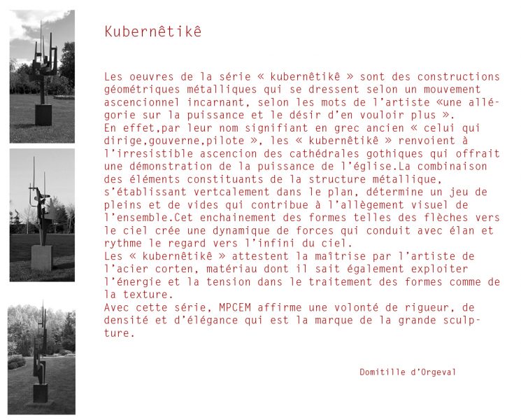 série  » Kubernêtikê « 