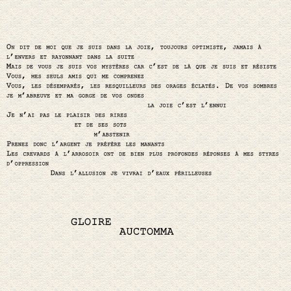 gloire auctomma