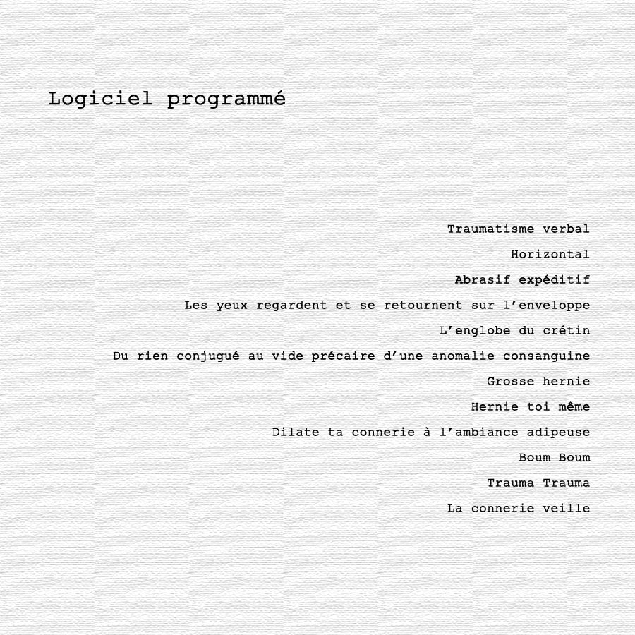 logiciel programmé