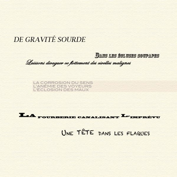 de gravité sourde