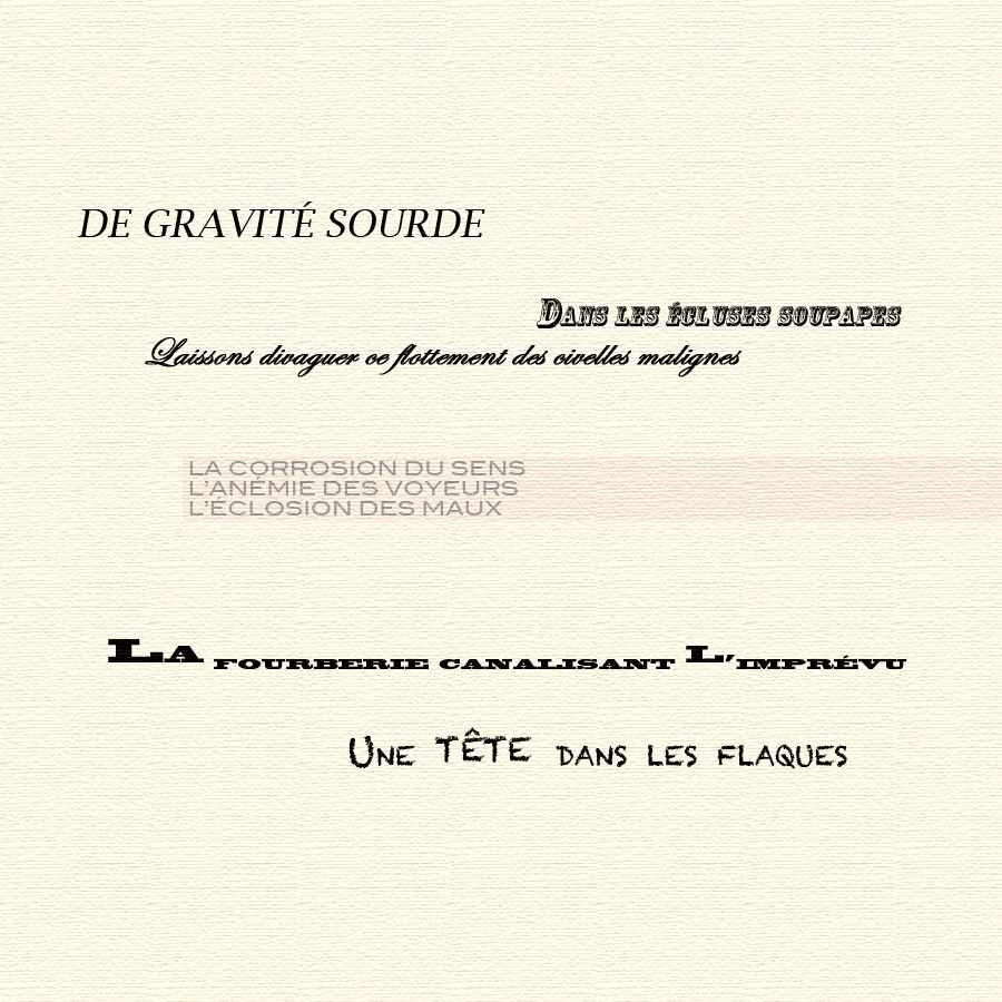 de gravité sourde