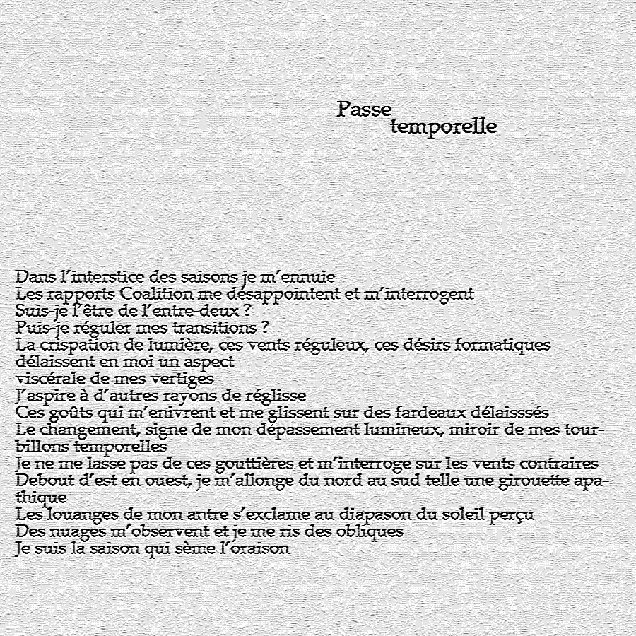 passe temporelle