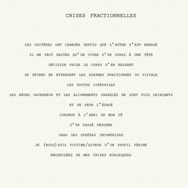 crises fractionnelles