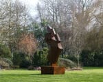 sculpture jardin abstraite