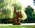 sculpture acier corten