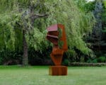 sculpture contemporaine pour jardin moderne